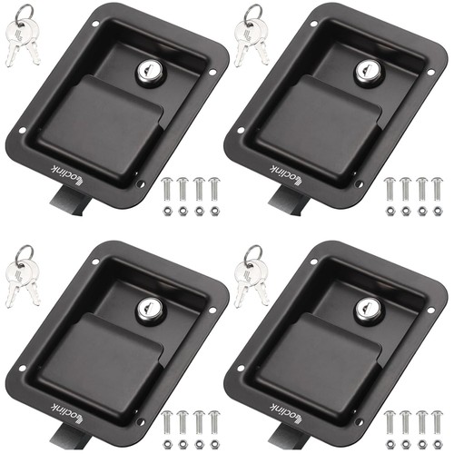 Black paddle latch - for, truck