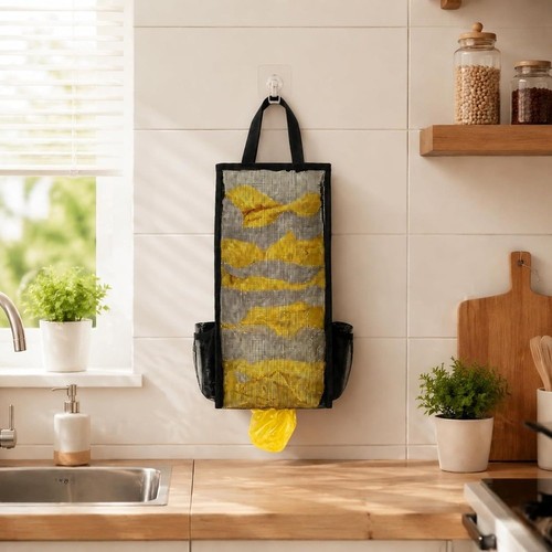 Reusable polyester bag holder - polyester,