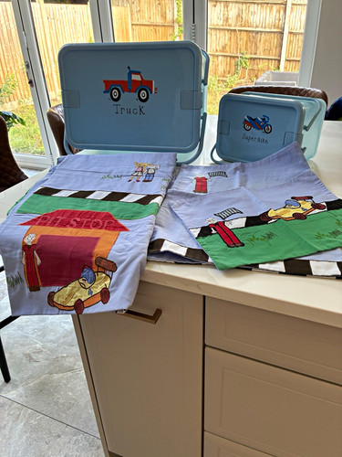 Kids race track duvet set - , with
