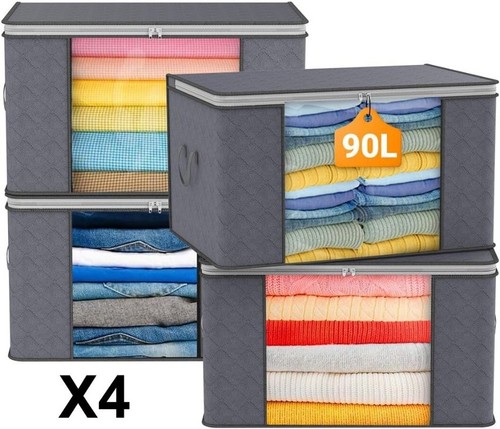 Pack 90l storage bags zipped - 4,