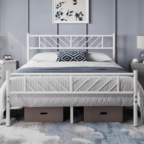 Metal bed frame double - double, 4ft6