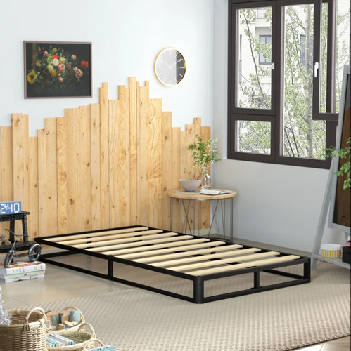 The steel bed frame made - the,